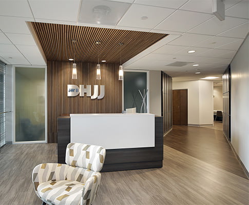 DHJJ CPA Office Lobby in Naperville and St. Charles, IL