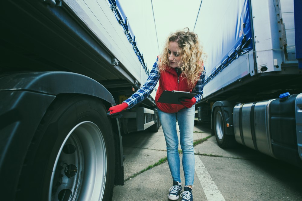 trucker does a safety inspection of her truck, she is in need of Trucking CPA